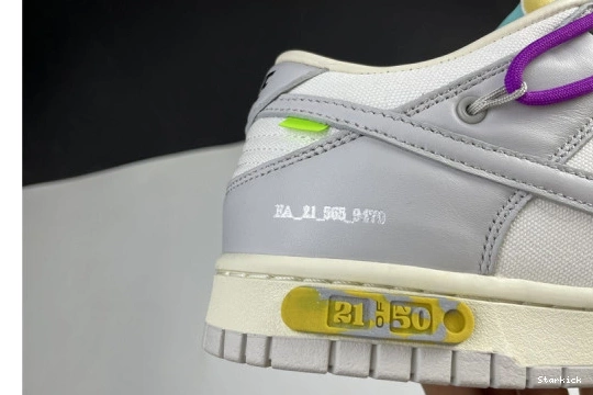 21 Low Nike O-W Dunk DM1602-100 Lot 0811